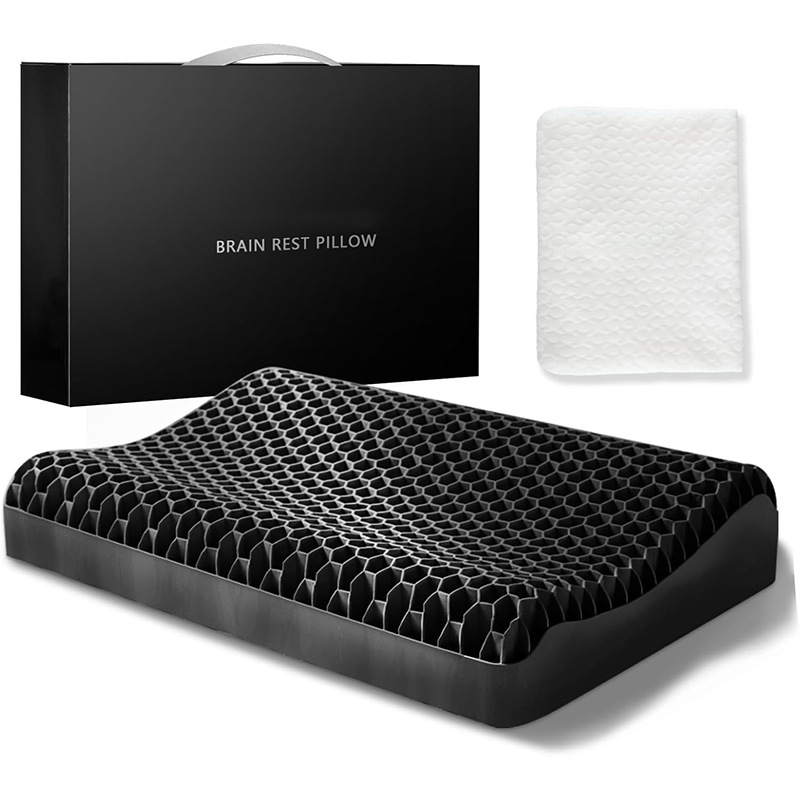 ジェル 枕 低反発 首が痛くならない枕 テンセル 枕カバー付 横向き寝 昼寝 高反発 無重力 まくら 枕 整体師監修 ジェルピロー 人間工学 安眠枕 通気性 丸洗いOK 寝返り 快眠 健康