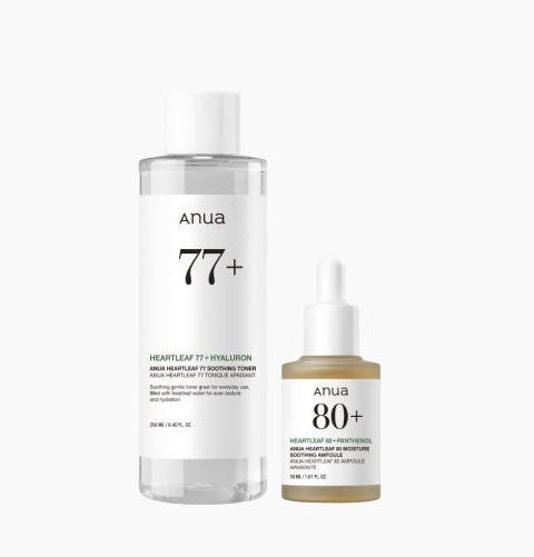 ドクダミ 水分鎮静セット(ドクダミ77 スージングトナー250ml+ドクダミ80 水分鎮静アンプル30ml)