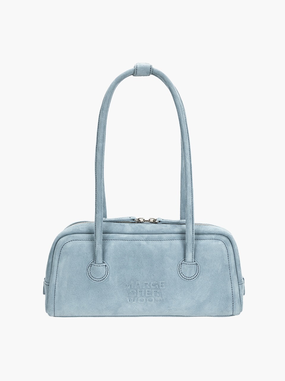 【MARGESHERWOOD】 SOFT BAGUETTE BAG : BLUE SUEDE 27,930円