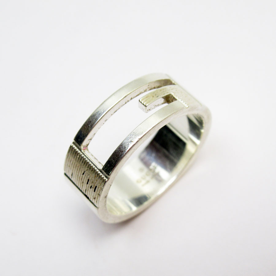 グッチ GUCCI リング・指輪 Gロゴ シルバー925 シルバー メンズ w0882i