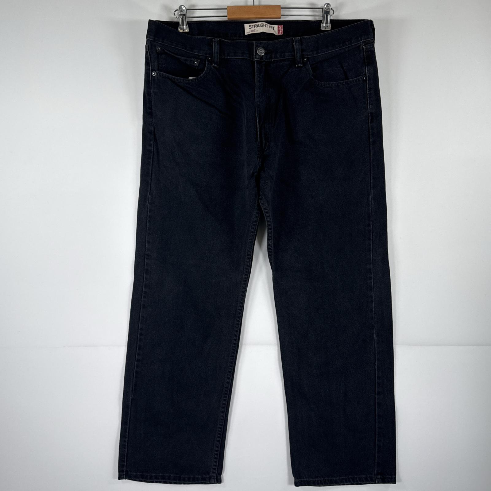 古着 デニムパンツ 505 ジーパン ストレート 大きいサイズ ジップフライ ジーンズ ビッグサイズ w40 L30 ブラック メンズ