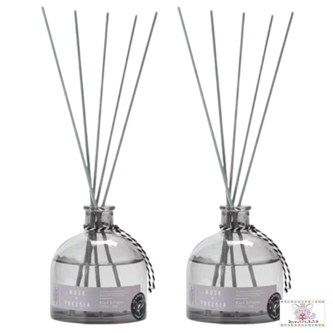 【まとめ買い】 2個 モアルーム ルームフレグランス リードディフューザー ムスク フリージアの香り 170ml 芳香剤 部屋用