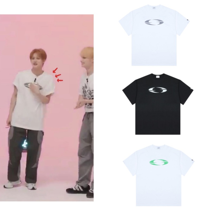 【TXT ヨンジュン着用】【当店特典付き】GRAILZ OVAL LOGO T-SHIRTS オーバーサイズ半袖Tシャツ
