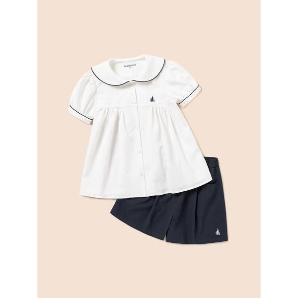 [BEANPOLE KIDS] 女児クラシックマリンシアサッカー上下セット ホワイト (BI5465G011) 13,667円