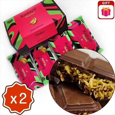 【お徳用】1+1 Dorly ピスタチオ&カーダイフ / ドバイチョコレート 80gx8個 / 韓国人気 ドバイチョコレート おすすめ ドバイ チョコレート SNS 人気商品 1 + 1