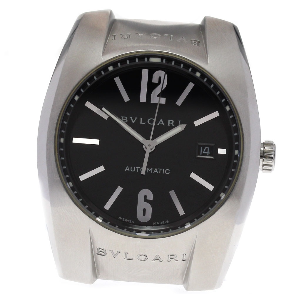 ブルガリ BVLGARI EG40S エルゴン デイト 自動巻き メンズ ヘッド 箱保証書付き_819365【中古】