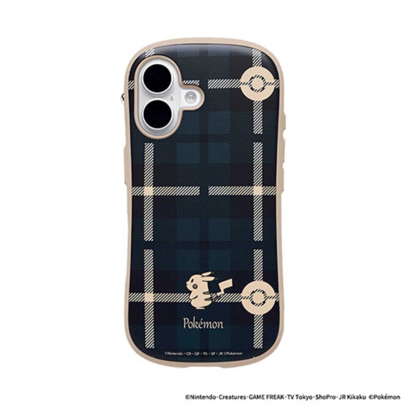 HAMEE　iPhone 16専用 ポケットモンスター/ポケモン iFace First Class MagSynqケース iFace チェック/ネイビー　41-984192 4,858円