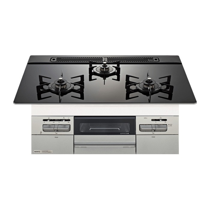 都市ガス用 75cm天板ビルトインコンロ Mikke ミッケ N3WV7RWAP1SIEC-13A ブラック 50,700円