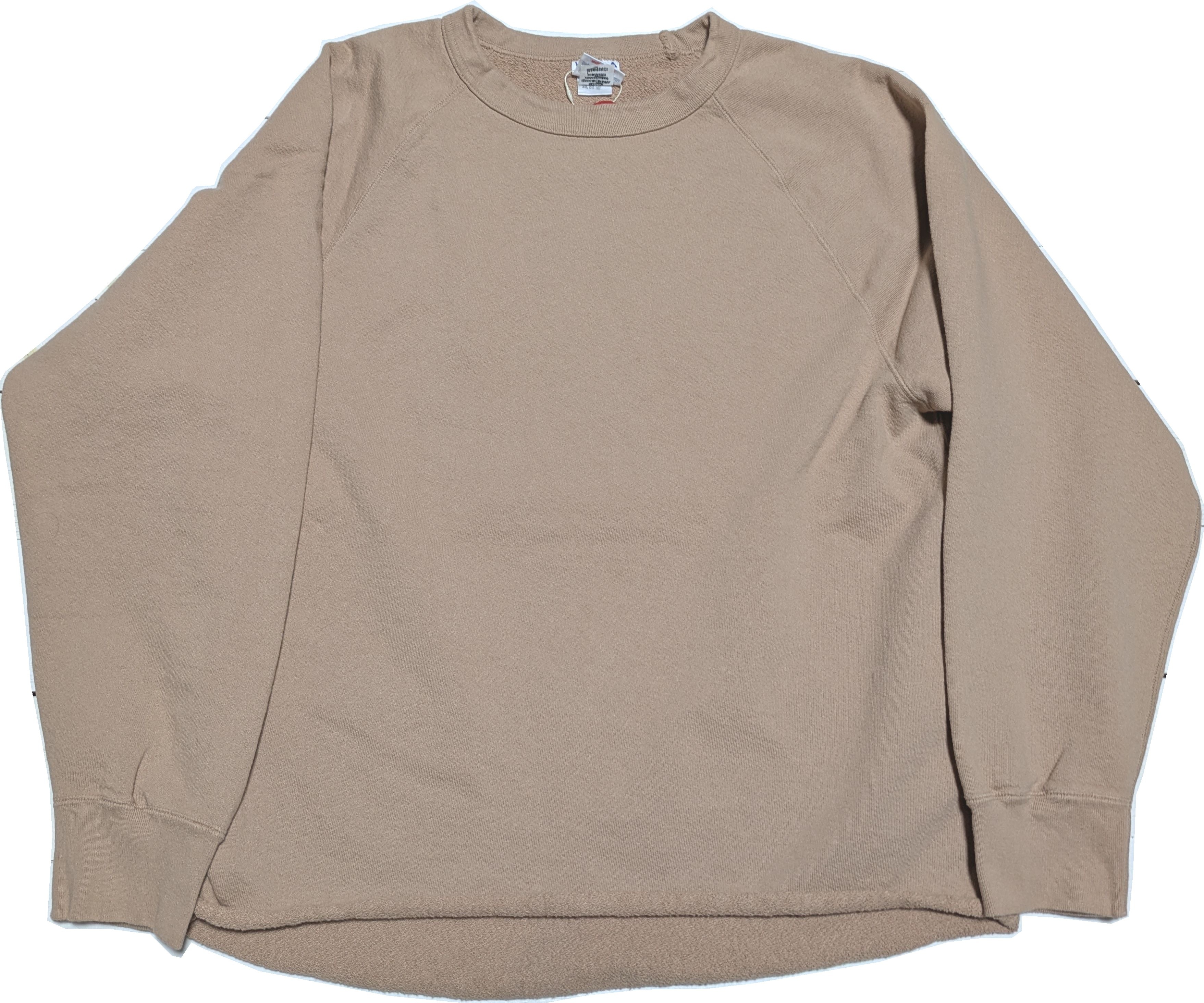 13オンス クルー スウェットシャツ ピンクブラウン メンズ トレーナー 日本製 13oz CREW SWEAT SHIRT 077