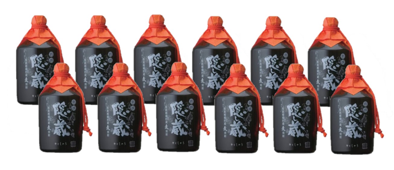 【送料無料】濱田酒造 隠し蔵 別撰 麦 43度 720ml12本【本州(一部地域を除く)は送料無料】麦焼酎