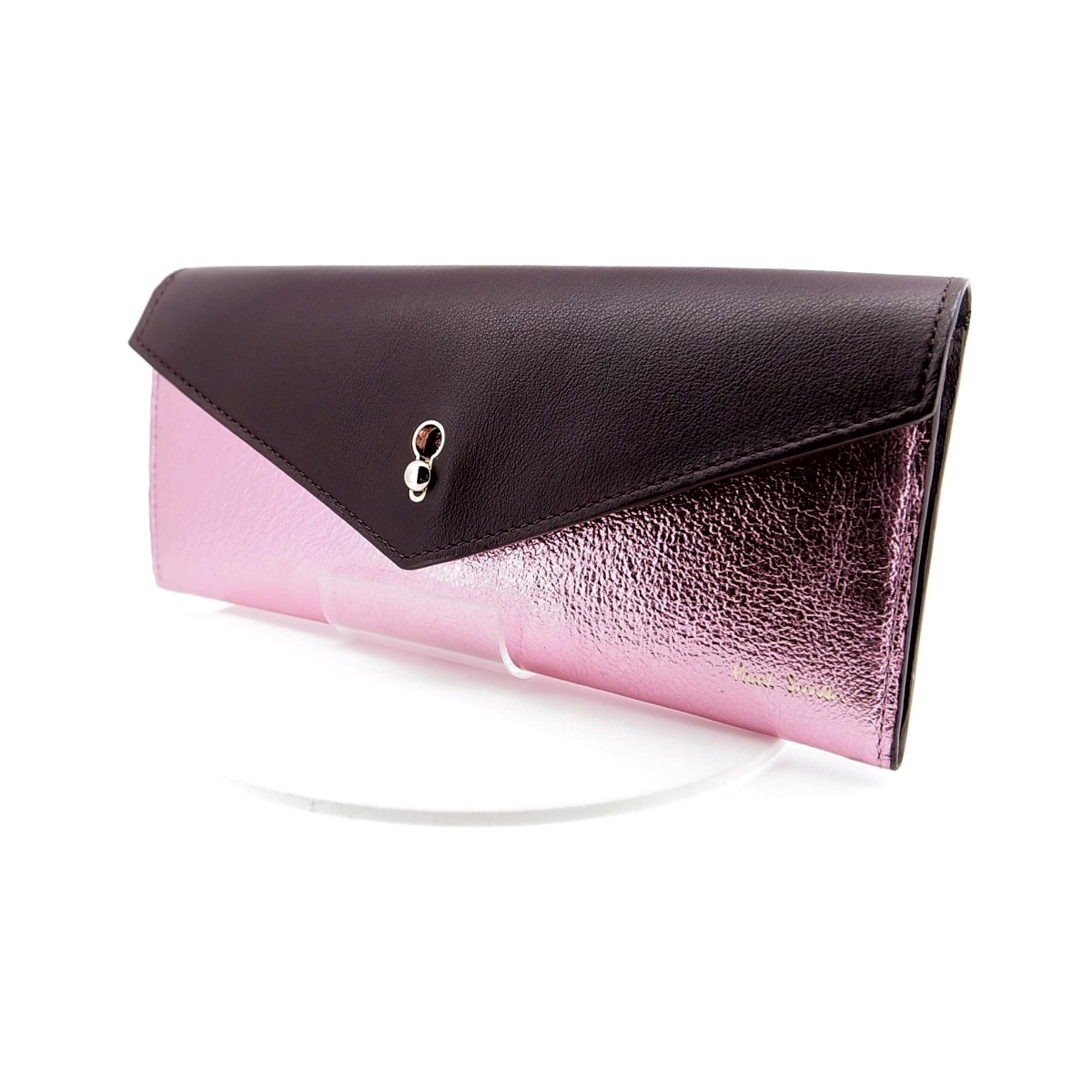 ファスナー長財布 PWD922 ワイン ピンク レディース 11,550円