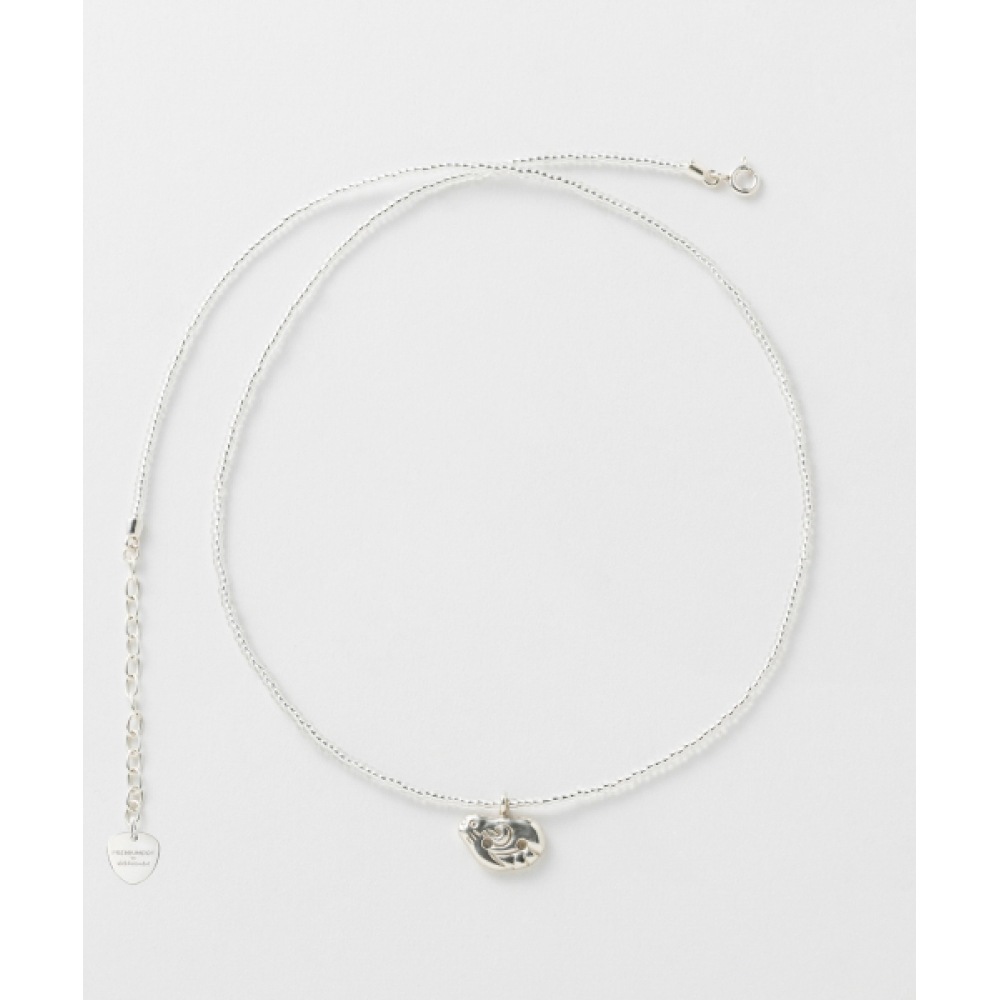 SICKFUMEDOT 12띠쿠키 ネックレス - ホワイト & ブラック (54カラー) Medium