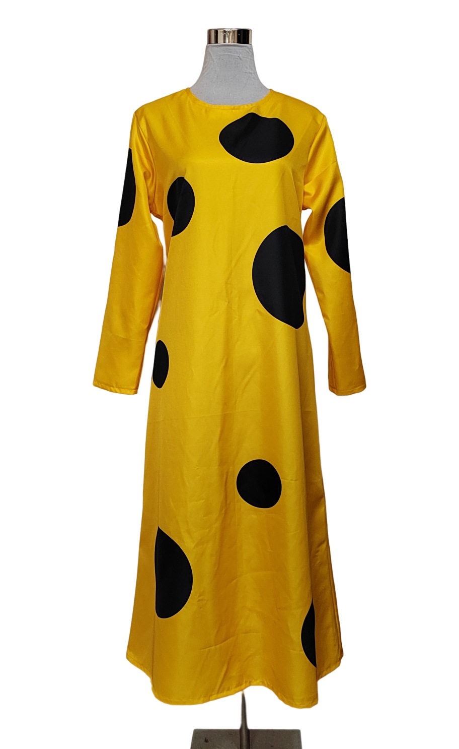 コスプレ衣装 Yayoi Kusama 草間彌生の水玉衣装 永遠の永遠の永遠 コスチューム 変身 仮装 ステージ服 イエロー LK445
