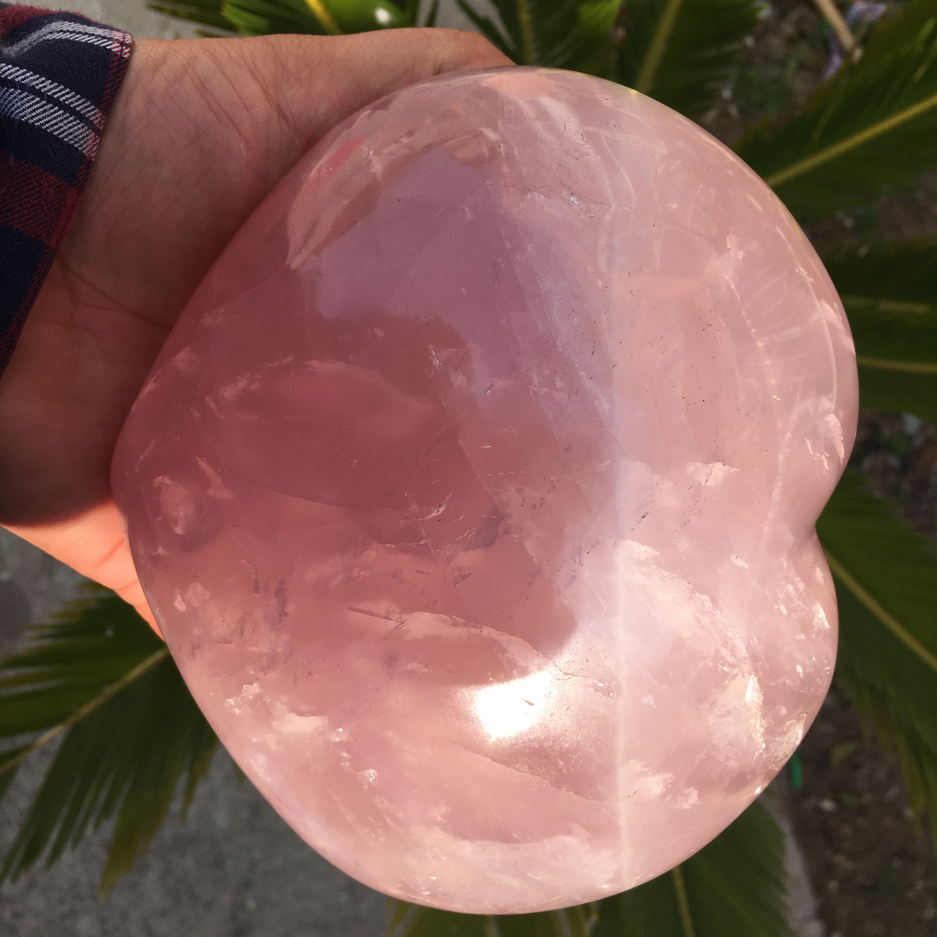 粉水晶心，天然水晶 1850g