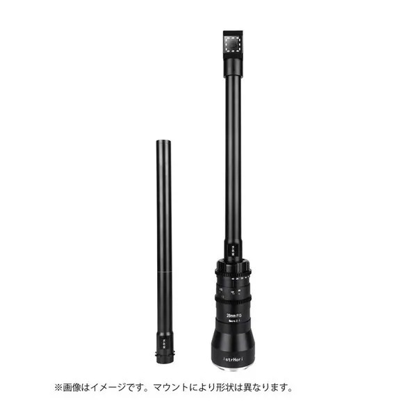AstrHori PS-III28mm F13 M Z (B) ブラック 単焦点レンズ ペリスコープレンズ ダブルレンズセット (ニコンZマウント)