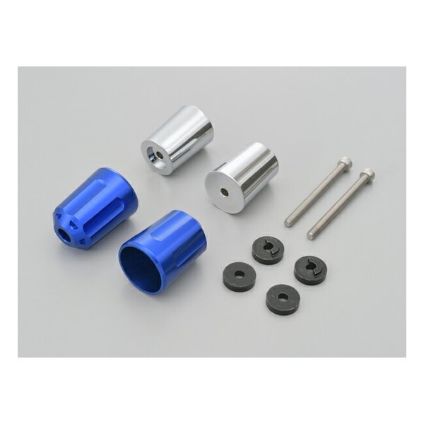 バーエンド ヘビーウエイトバーエンド リボルバー ブルー M6 99833