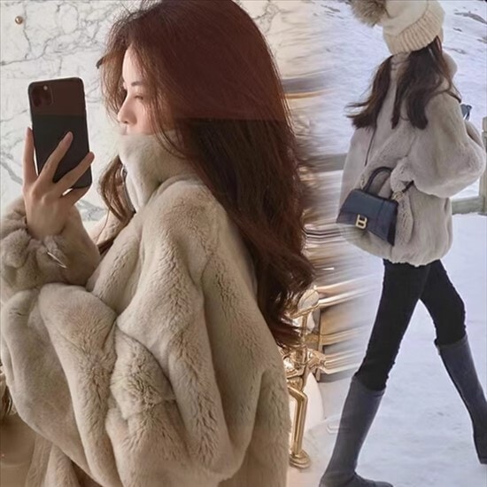 トップス アウター コート ハイエンド ウィンドコート ショート丈 フェイクファー シングルブレストスタンドカラー フード 長袖 前開き ジッパー きれいめ 大人可愛い 上品 おしゃれ 大人女子 通学