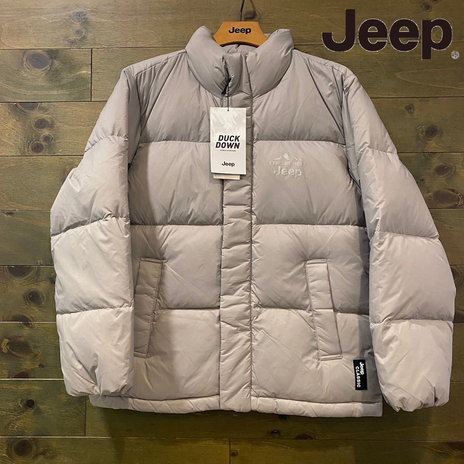 [最終在庫] 即出荷 EXPLORE MORE Down Puffer Jumper_GREY