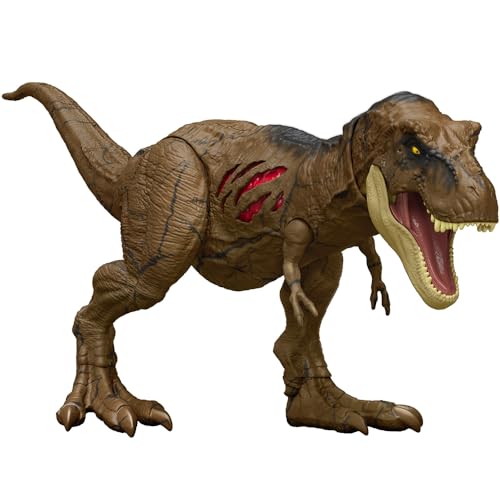 マテル ジュラシックワールド(JURASSIC WORLD) 新たなる支配者 ダメージ! T-レックスII 全長:約43 4才~ HGC19
