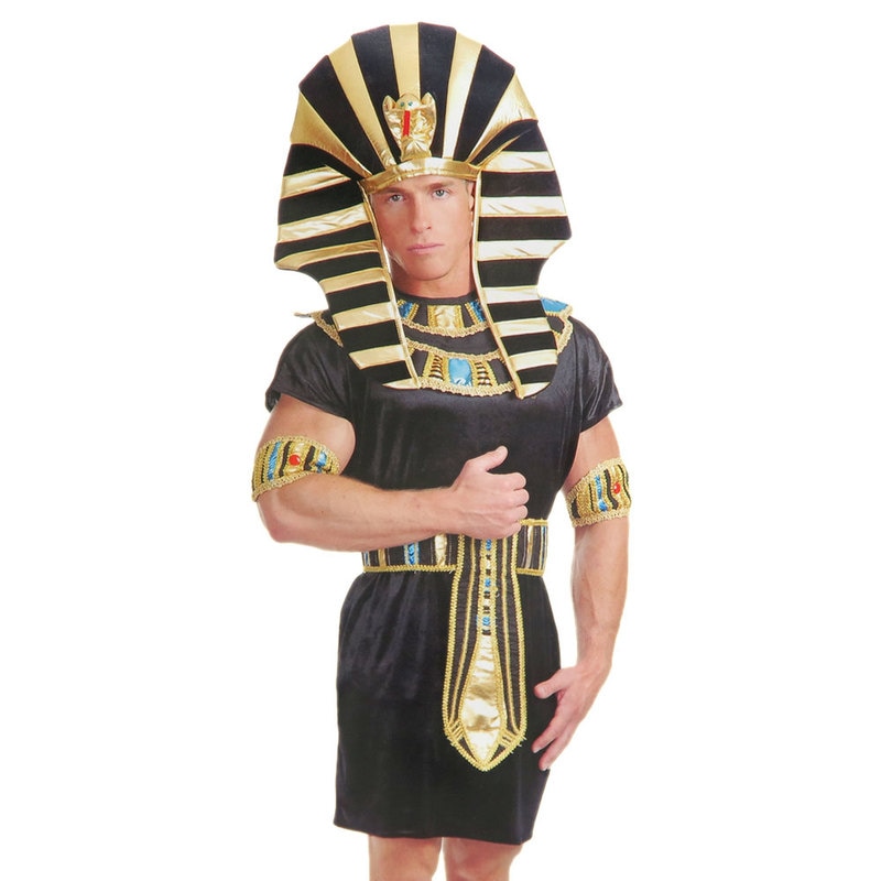 コスプレ 仮装 キング・ツタンカーメン LG 【 コスプレ ハロウィン 仮装 コスチューム 民族衣装 エジプト ファラオ 余興 メンズ パーティーグッズ エジプト文明 大人用 男性用 エジプト王 ナイ