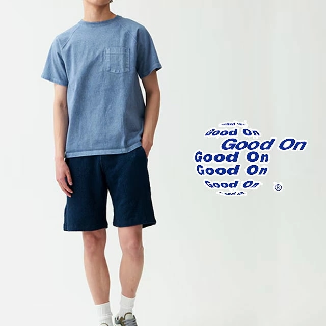 グッドオン ヘビージャージーショートスリーブラグランポケットＴシャツ メンズ GOST1101 レディース 半袖 ティーシャツ トップス カットソー ウェア 胸ポケット アパレル クルーネック 綿10