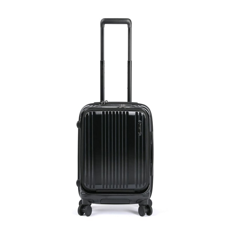 バーマス スーツケース BM インターシティ フロントオープン48c ジェットブラック 35L 静音 6052010