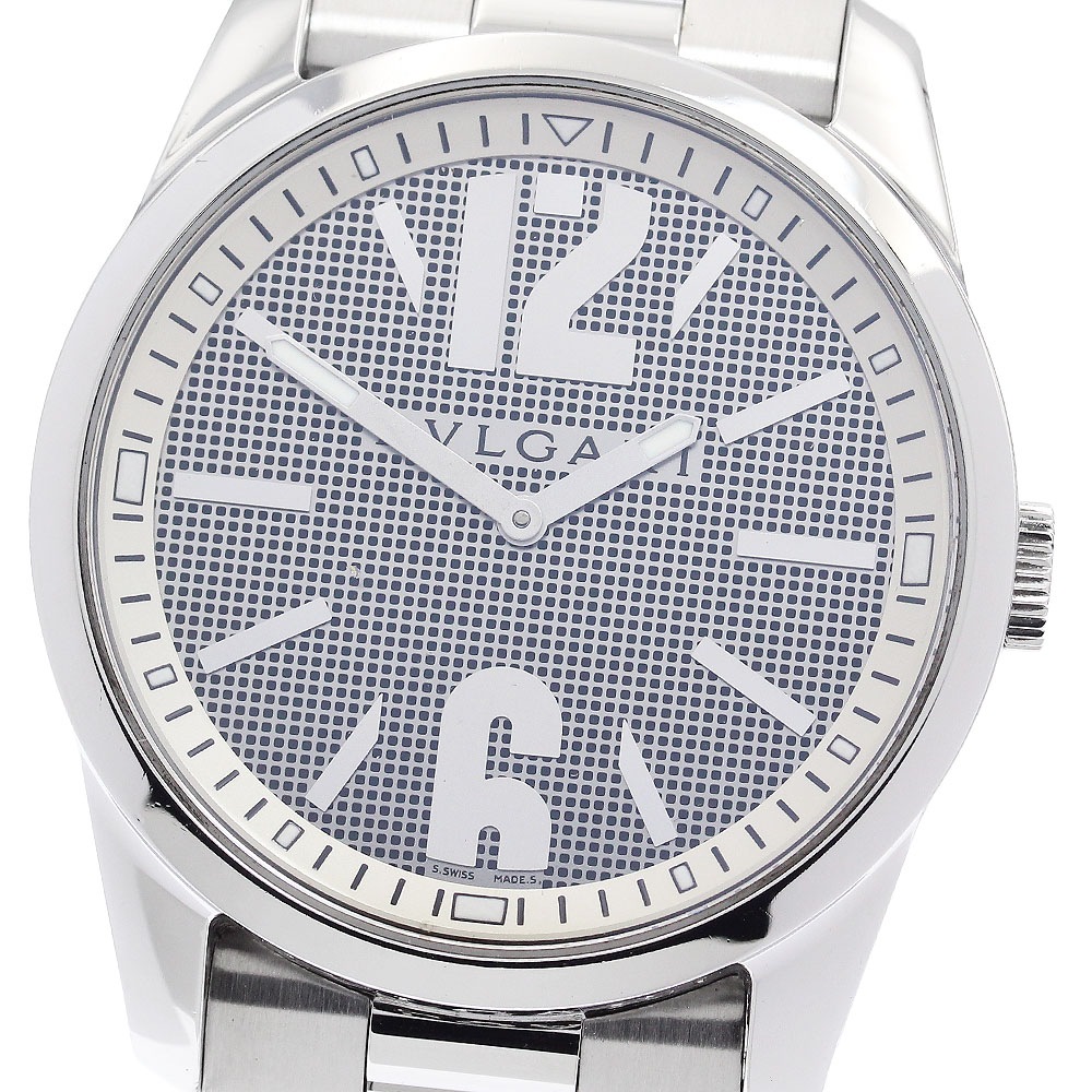 ブルガリ BVLGARI ST42S ソロテンポ クォーツ メンズ _930114【中古】