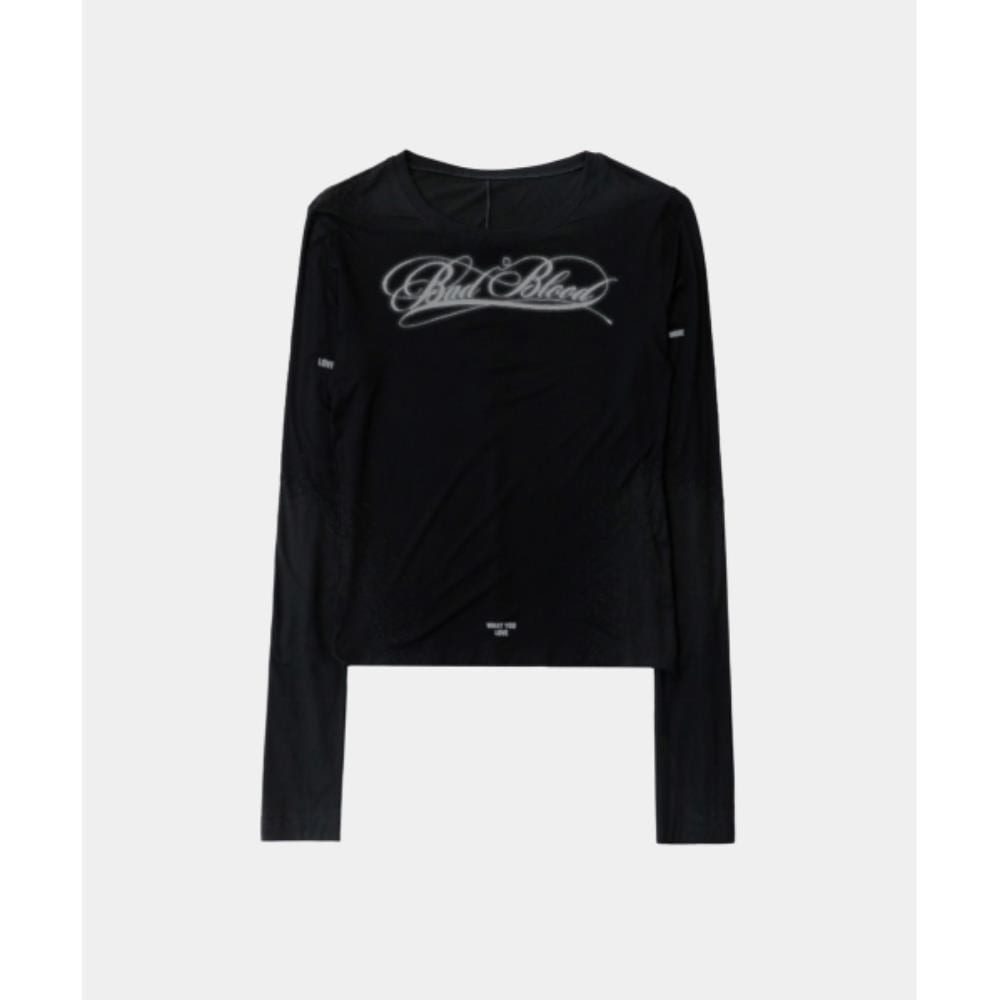 BADBLOOD Dark Classic Scoop Neck Long Sleeve Black w-tee 7,964円
