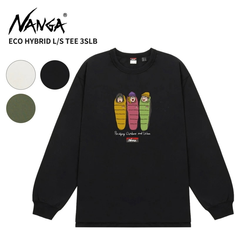 ナンガ Tシャツ メンズ 長袖Tシャツ レディースエコハイブリッド ロングスリーブ ティー N2530-1L063Z