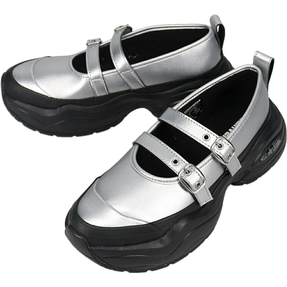 オールスター サージトレーナー メリージェーン ST オックス シルバー/ブラック