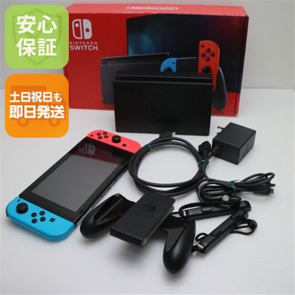 美品 Nintendo Switch ネオンブルーネオンレッド 219