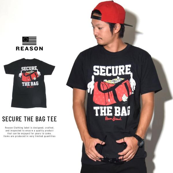 リーズン REASON Tシャツ メンズ SECURE THE BAG TEE