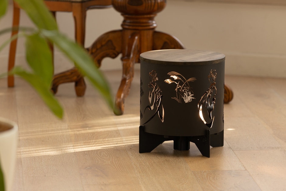 焚火台『四季の風』 専用収納バックと天板付き