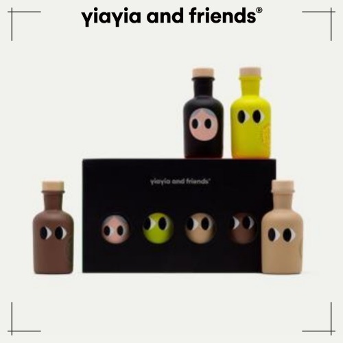 yiayiaandfriends ミニオリーブオイルセット 50ml 4種 Greek island of Crete 韓国人気