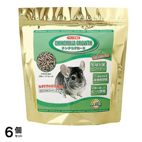 ニチドウ チンチラグロース バランス栄養食 1kg 6個セット