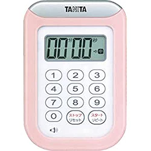 タニタ キッチン 勉強 学習 タイマー 防水 マグネット付き 100分 ピンク TD-378 PK