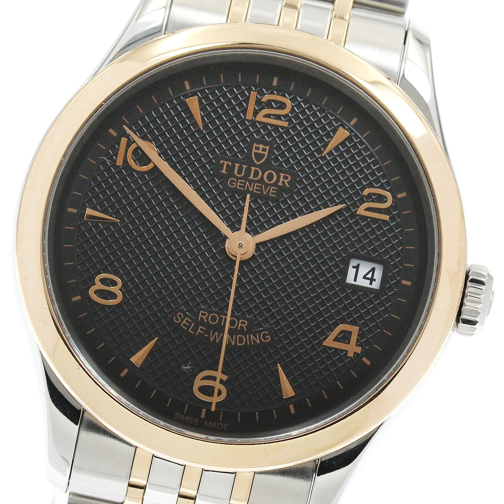 チュードル TUDOR 91451 1926 デイト 自動巻き メンズ 美品 保証書付き_930969【中古】