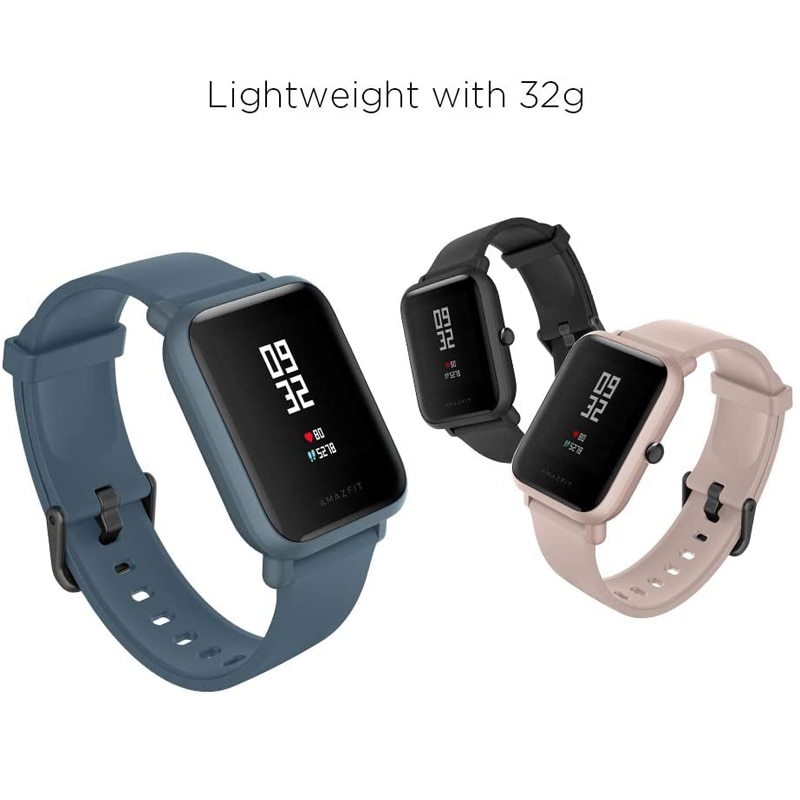 Amazfit Bip S Lite スマートウォッチ 活動量計 歩数計 IP68 防水 腕時計 Bluetooth5.0 1.28インチ 多種類運動モード 長機時間 明度調整 着信通知