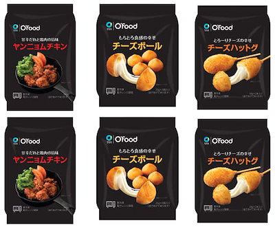 韓国 冷凍食品 6個セット 【 ヤンニョムチキン チー...のサムネイル