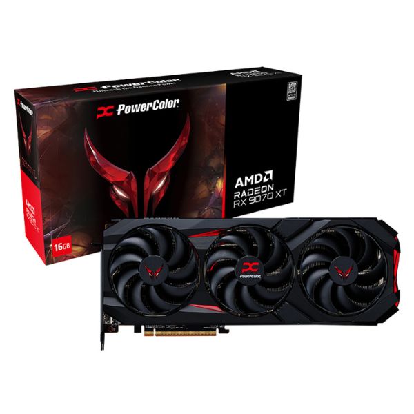 【新品】PowerColor パワーカラー グラフィックボード PowerColor Red Devil AMD Radeon RX 9070 XT 16GB GDDR6 RX9070XT 16G-E