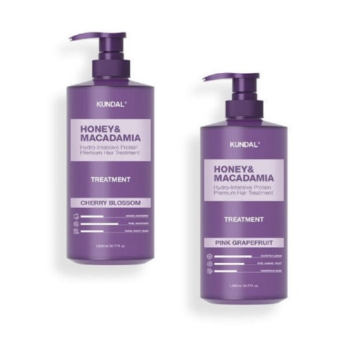 クンダルプロテイントリートメントチェリーブラッサム1058ml +ピンクグレープフルーツ1058ml香り保湿栄養