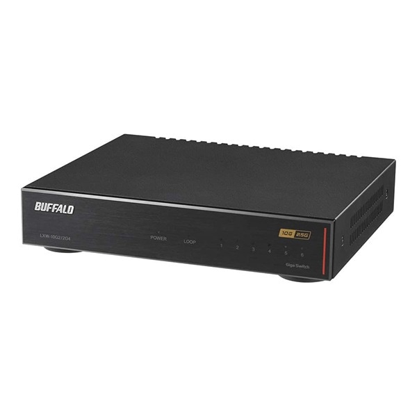 LXW-10G2/2G4 10GbE 2ポート 2.5GbE 4ポート スイッチングHub