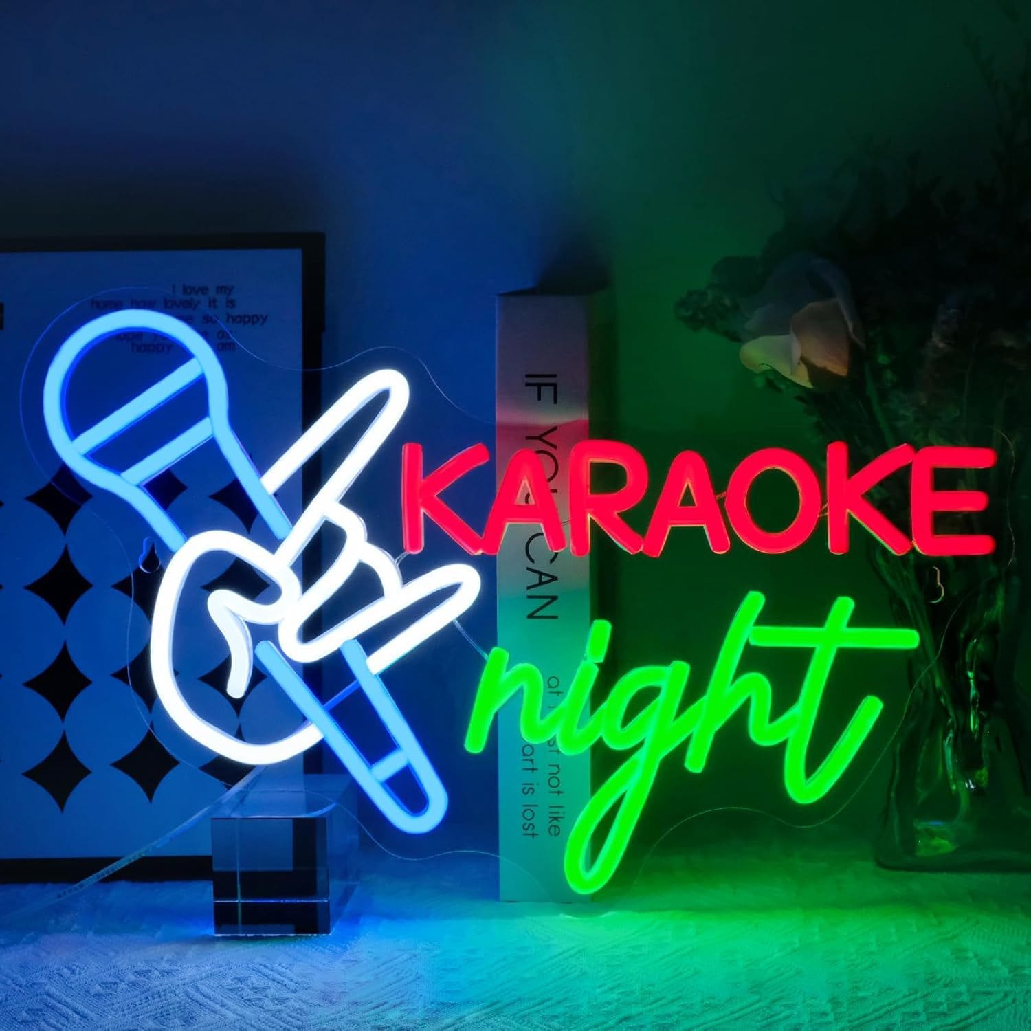 格安販売中ネオンサイン karaoke 多階段調光可 人気ネオンライト カラオケネオンライトスタジオ看板 掲示板 放送室インテリア ライブバー 居酒屋 喫茶店 カスタムクラブ用サイン パーティー装飾