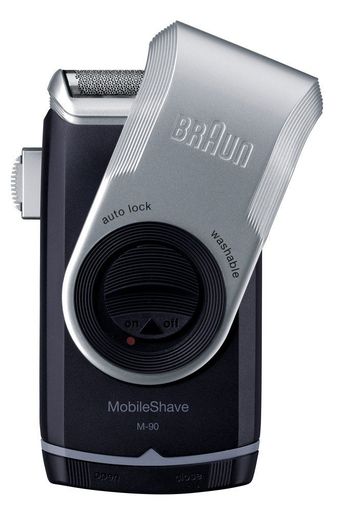 ブラウン モバイルメンズ電気シェーバー M-90 水洗い可