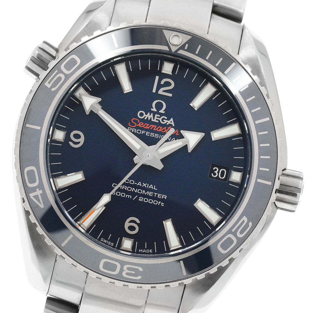 オメガ OMEGA 232.90.42.21.03.001 シーマスター プラネットオーシャン 600M デイト 自動巻き メンズ 良品 保証書付き_963156【中古】