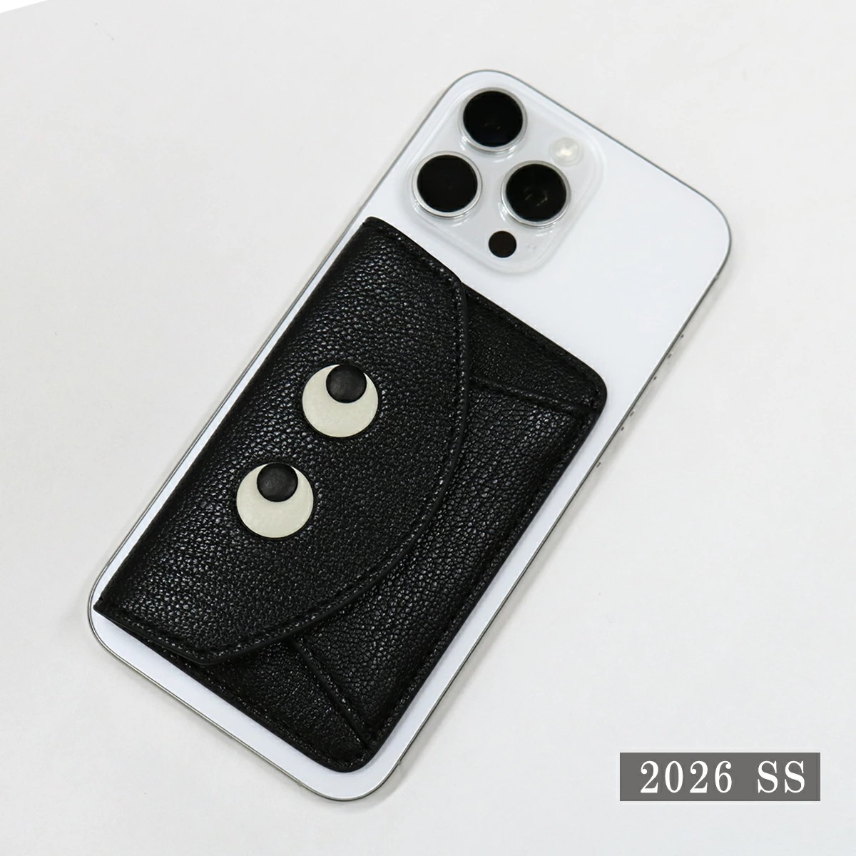 ANYA HINDMARCH アニヤハインドマーチ 5050925199452 Envelope Card Case Mag Safe Eyes in Capra ピーピングアイズ カードケース 小