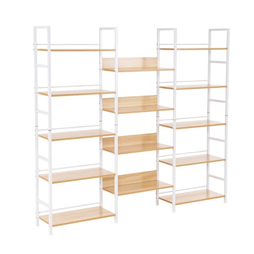 オープン収納ラック スチールフレーム 木製 超薄型 おしゃれ ナチュラル 北欧 12,996円