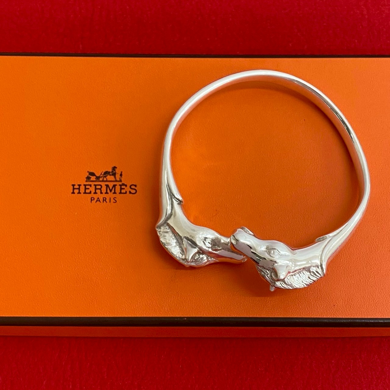 シュバル ホースヘッド バングルバングル メタル シルバー 70837