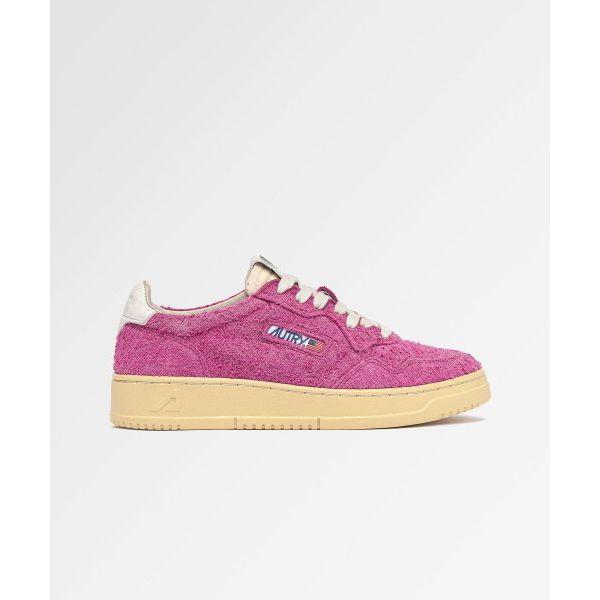 メダリストスニーカーヘアリースエードフクシア3628862