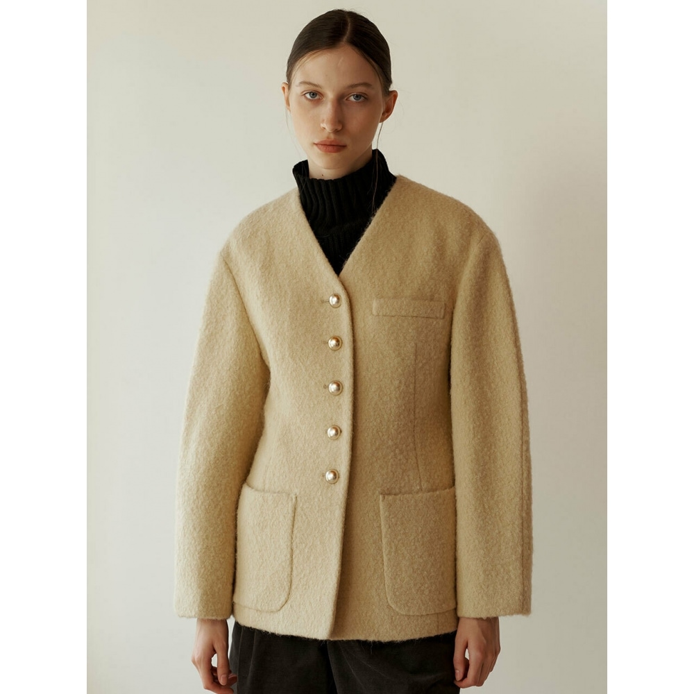 atcornerアワーグラスアルパカブックルジャケットライトイエロー（AEJA3F001Y1） 28,391円